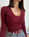 Maglia Sabina Bordeaux