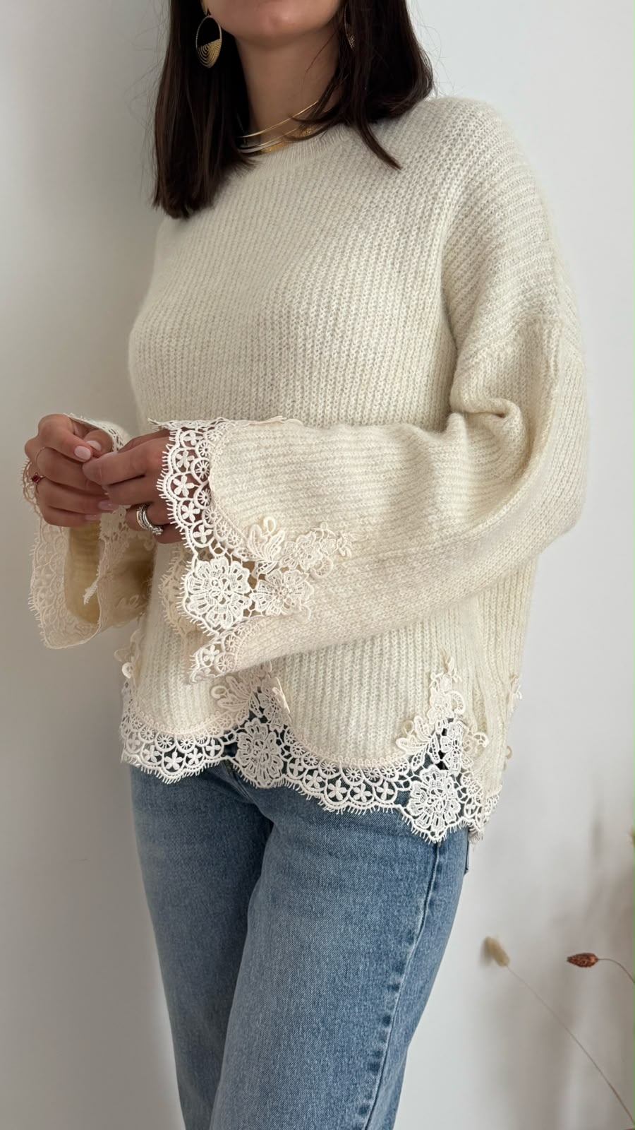 Pull Amaris - ecrù - vista 1