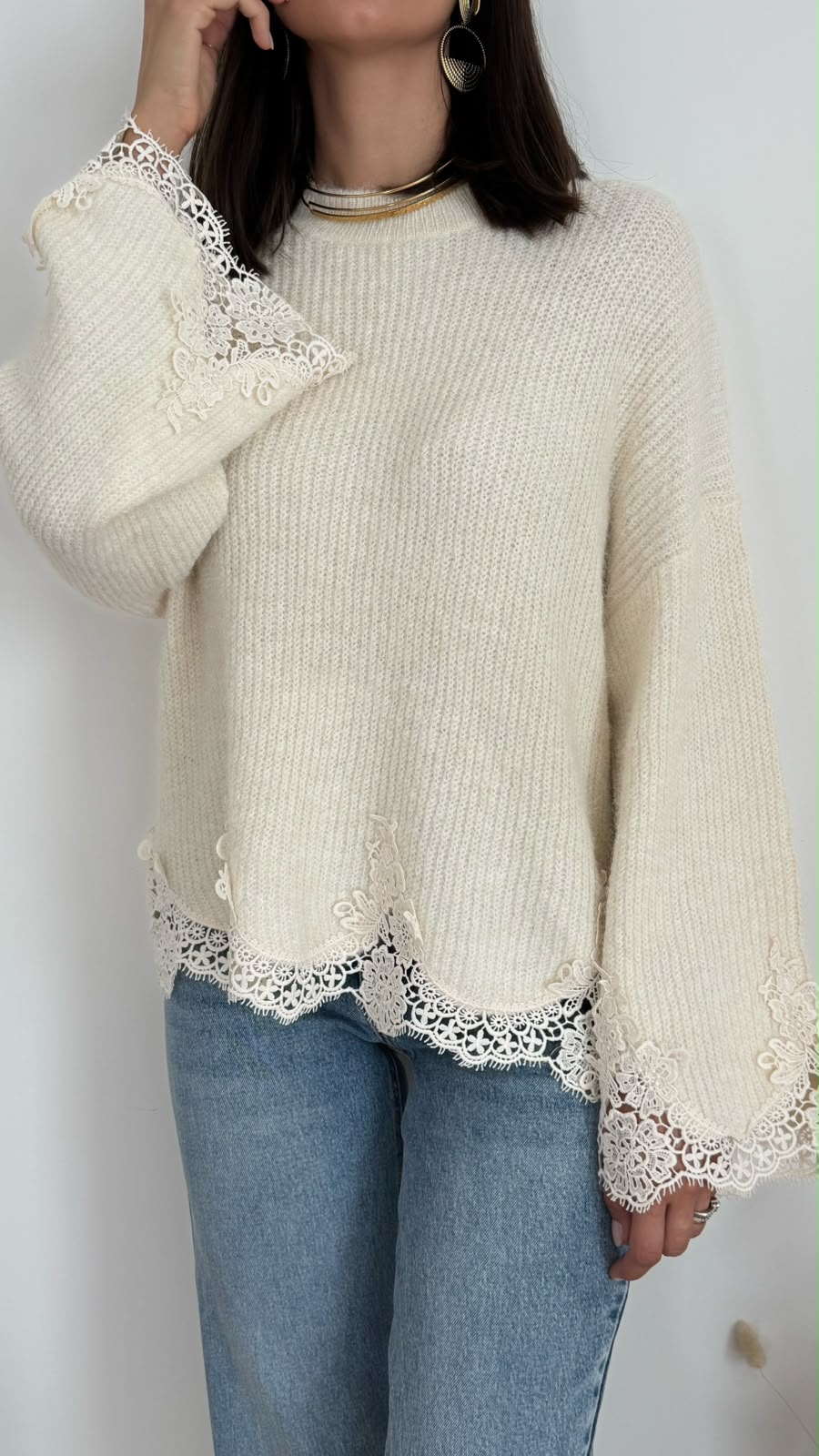 Pull Amaris - ecrù - vista 4
