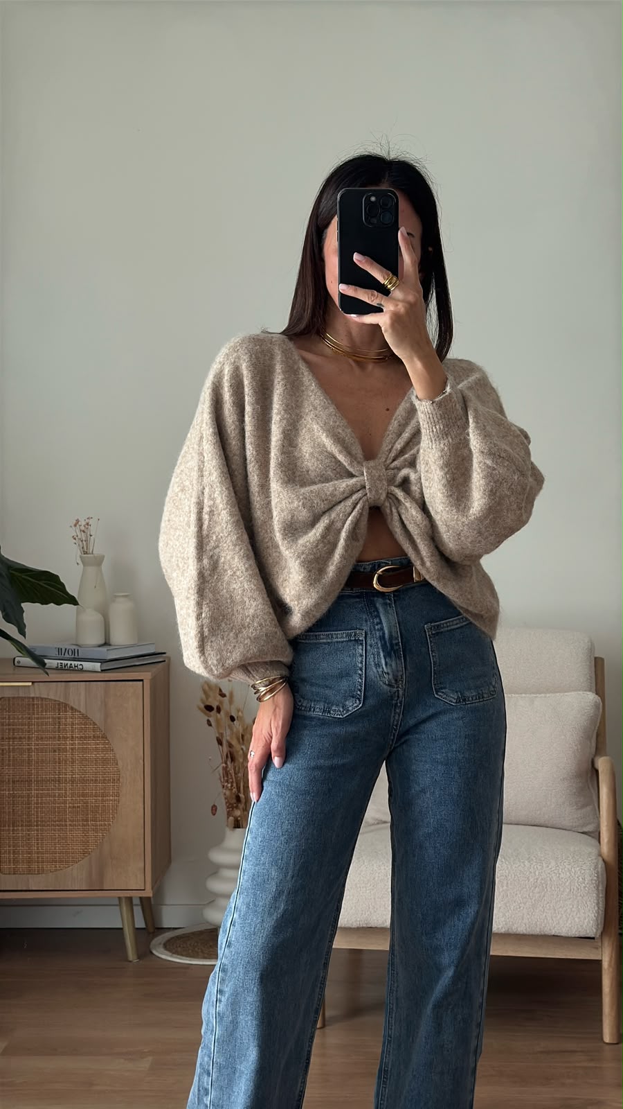 Pull Kylie - tortora - vista 4
