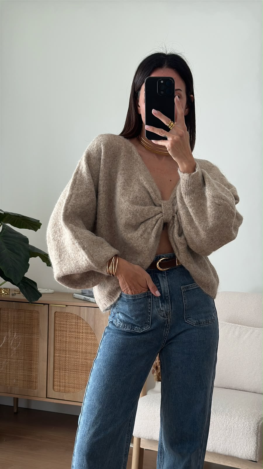 Pull Kylie - tortora - vista 2