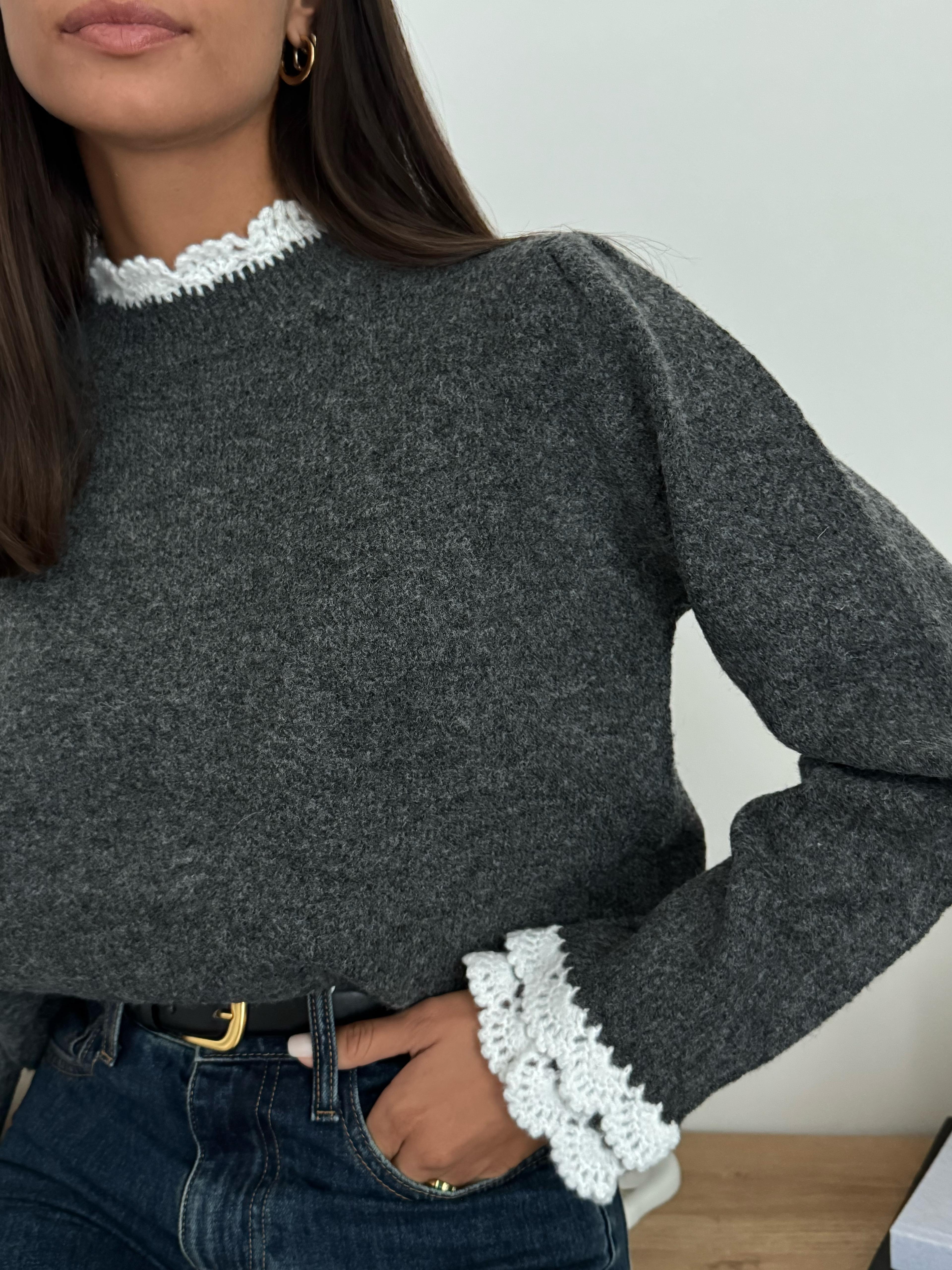 Pull Nolianne Grigio