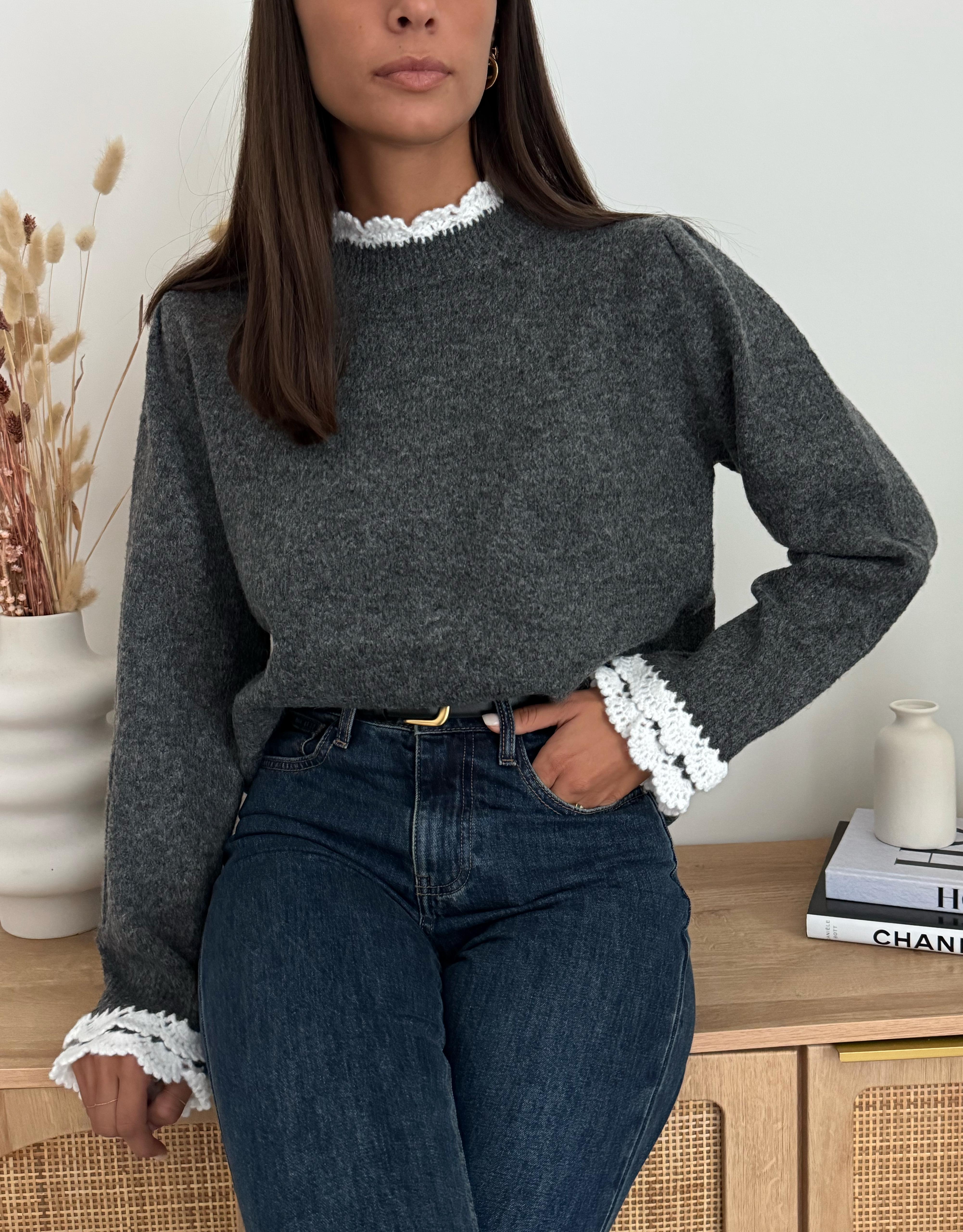 Pull Nolianne Grigio