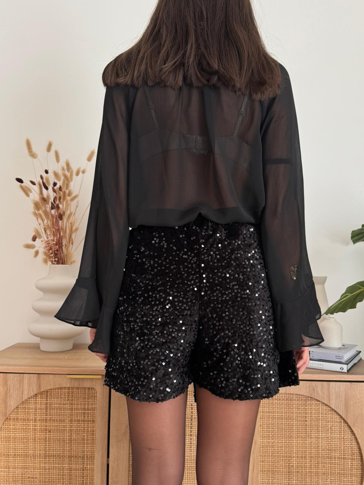 Pantagonna Paillettes Nero
