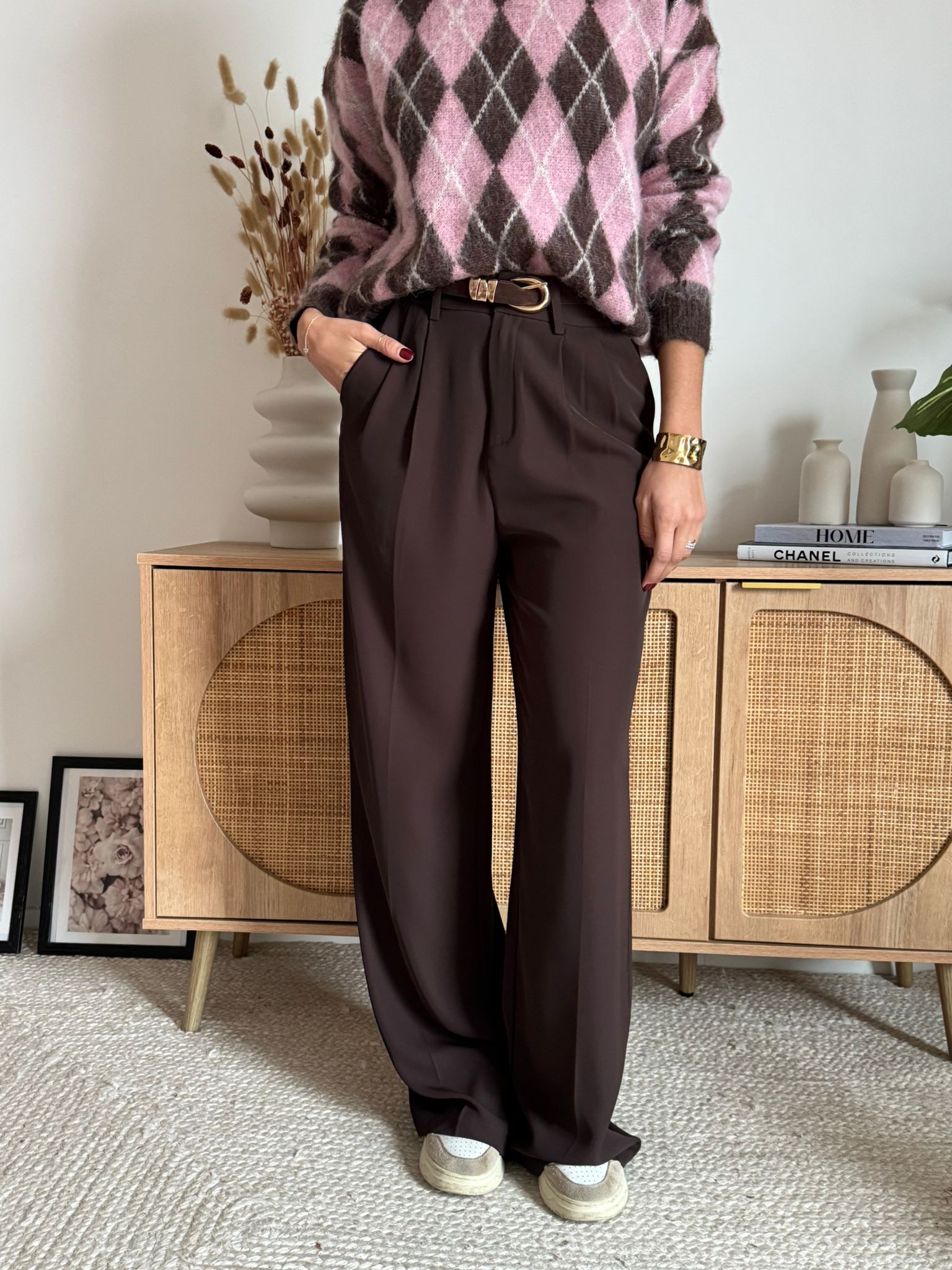 Pantalone Palazzo Marrone