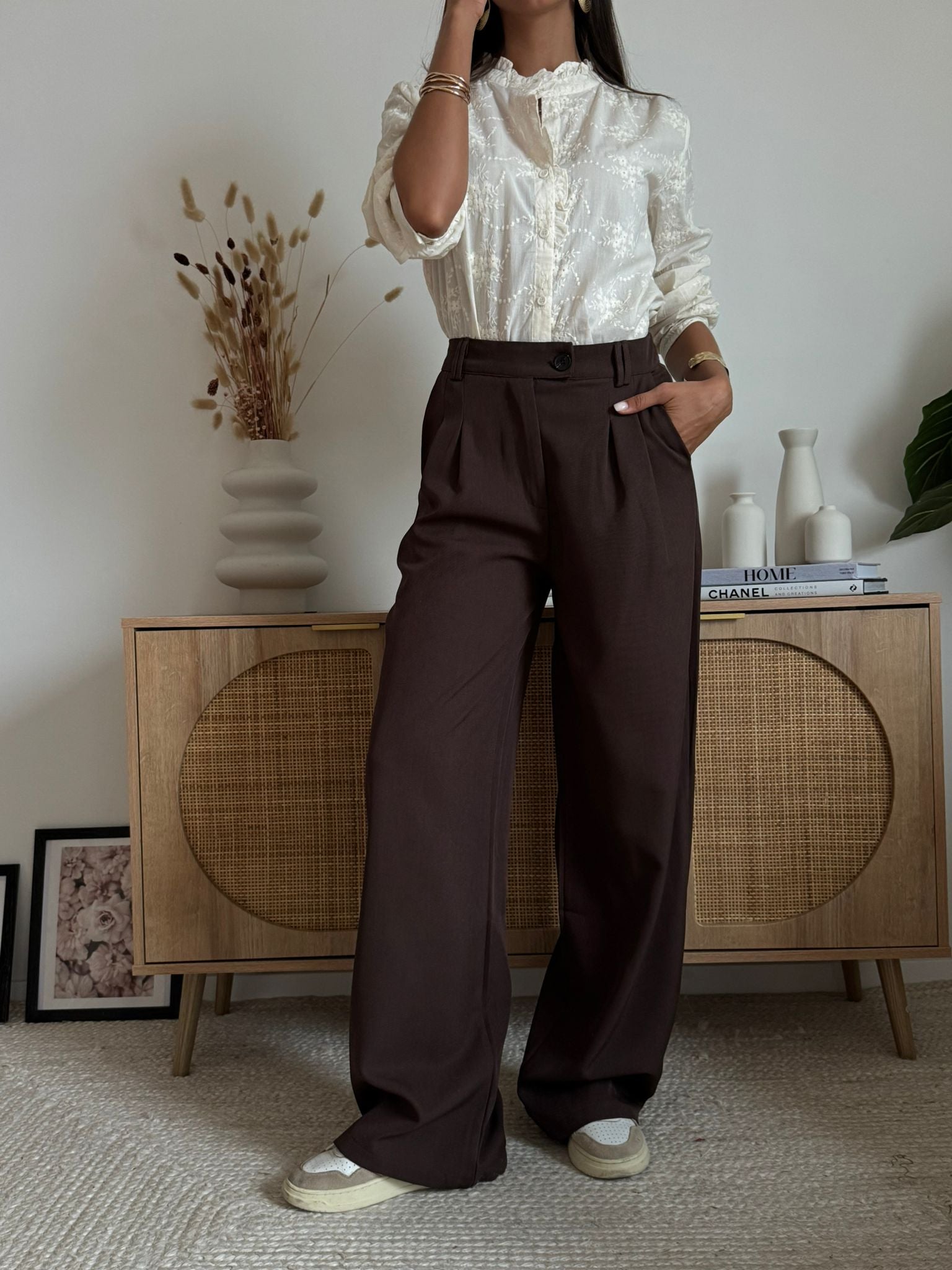 Pantalone Solea Brun