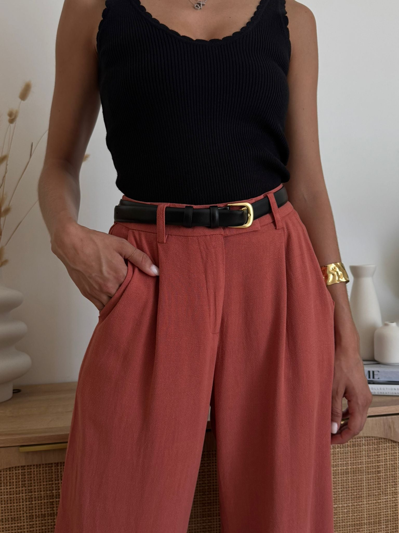 Pantalone Zoe Terracotta