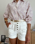 Shorts Denim Bianco