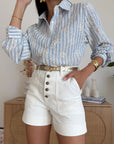 Shorts Denim Bianco