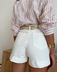 Shorts Denim Bianco