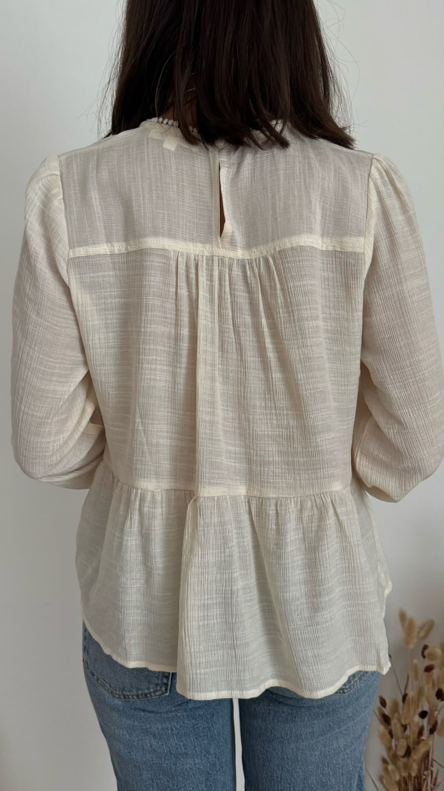 Blusa Greta - ecrù - vista 6