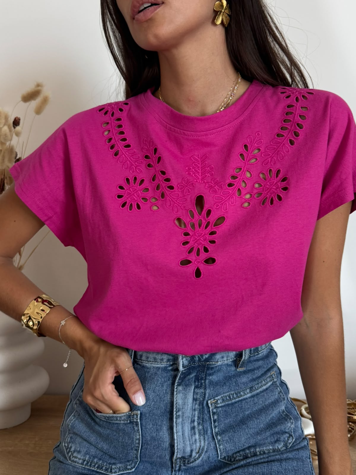 T-SHIRT ARIEL MAGENTA