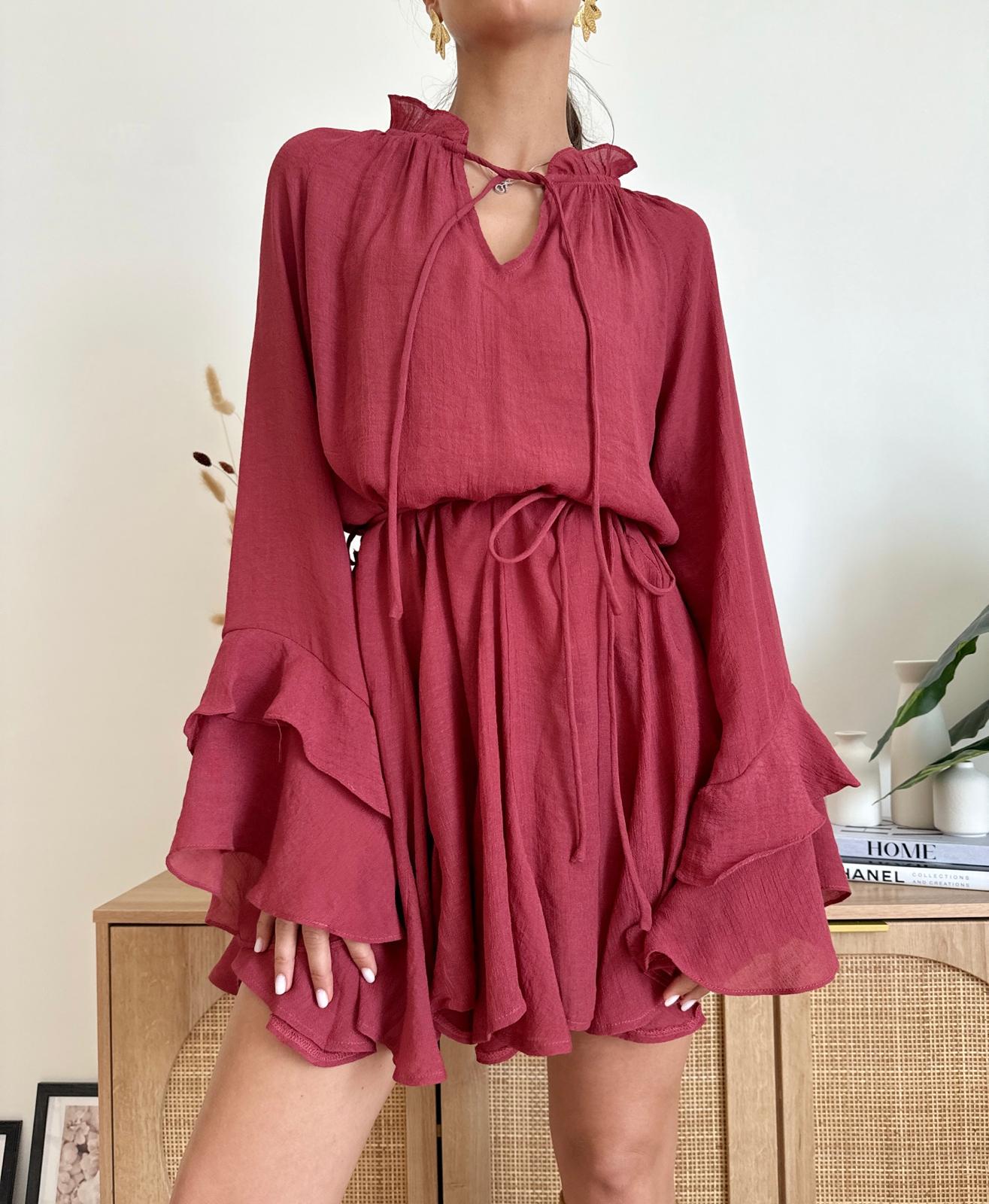 Vestito Isabella Terracotta