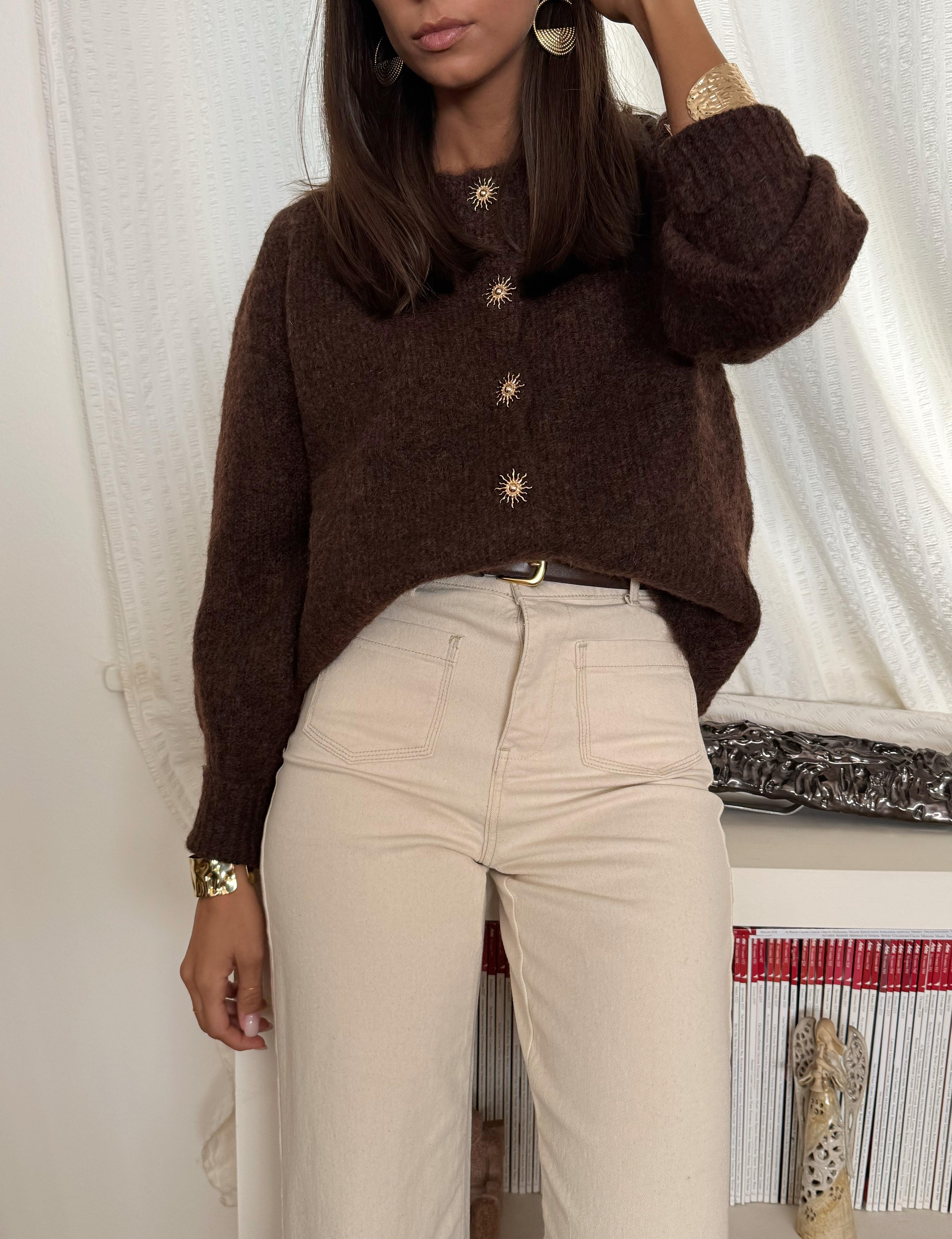 Cardigan Sole Cacao * IN RIASSORTIMENTO