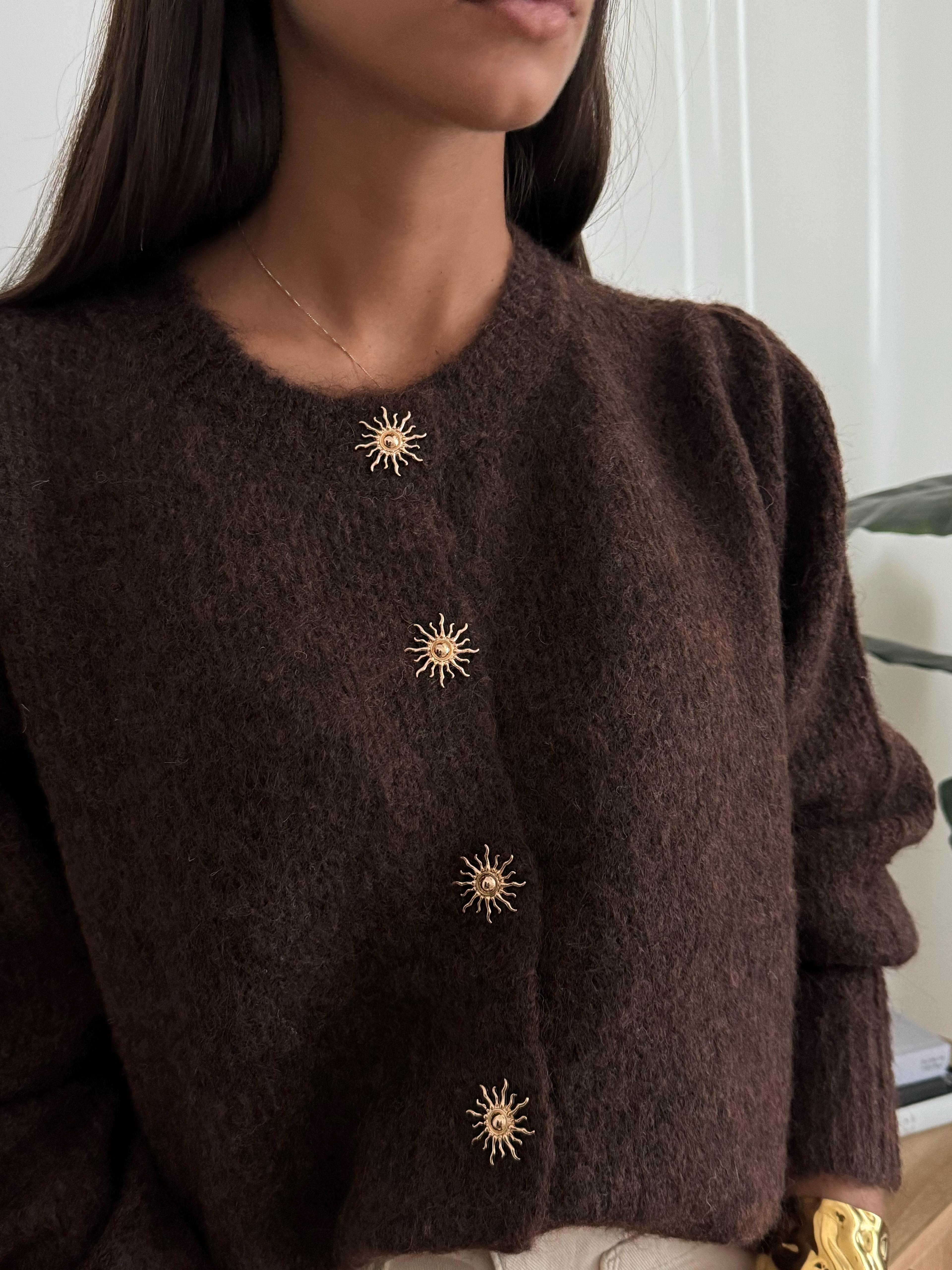 Cardigan Sole Cacao * IN RIASSORTIMENTO