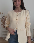 Cardigan Solaire Crema